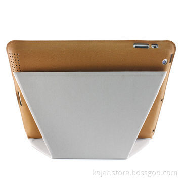 Folio PU Leather Cases for iPad 3 4 Air, Tablet Cover